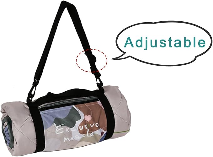 Exclusivo Mezcla Waterproof Picnic Blanket 60x80 Inches Large Multicolor Floral Polyester Sandproof Modern Camping Blanket