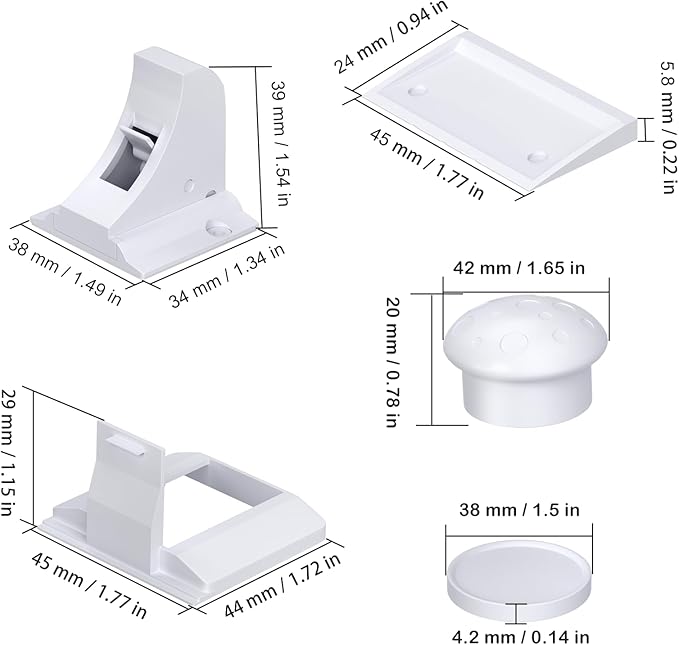 Child Safety Magnetic Cabinet Locks, AOSITE 10 Pack+2 Keys Baby Proofing Magnetic Drawer Locks for Kitchen with Adhesive No Drilling or Screws Fixed, Baby Safety Cabinet Locks