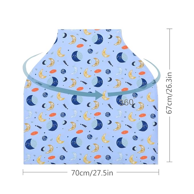 Yoofoss Nursing Cover Breastfeeding Scarf - Baby Car Seat Covers, Infant Stroller Cover, Carseat Canopy for Girls and Boys
