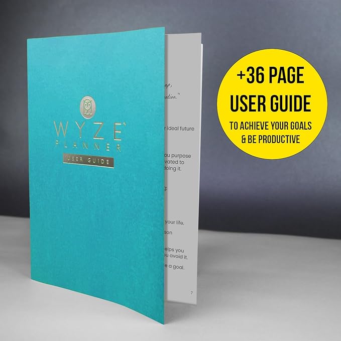 Undated Daily Planner – 1-Year B5 Productivity Organizer with Two-Page Weekly Spread, Goal Setting, Habit Tracker, Weekly & Monthly Pages – Hardcover Time Management Notebook (Turquoise)