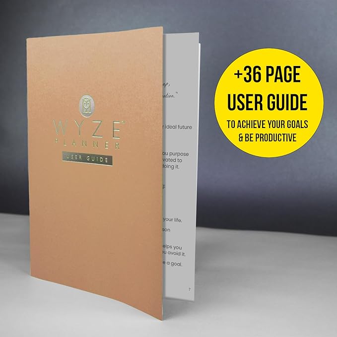 Undated Daily Planner – 3-Month A5 Productivity Organizer with Full Page Per Day, Hourly Schedule, Goal Setting, Habit Tracker, Weekly & Monthly Pages – Hardcover Time Management Notebook (Rose Gold)