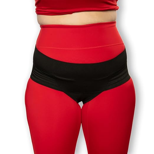 Women’s Pelvic Orthotic Support Belt ― Uterus Girdle for Prolapsed Bladder | Vulvar Varicosities | Postpartum Recovery | Dysfunction Pain Relief - High Waist (Black - X large)