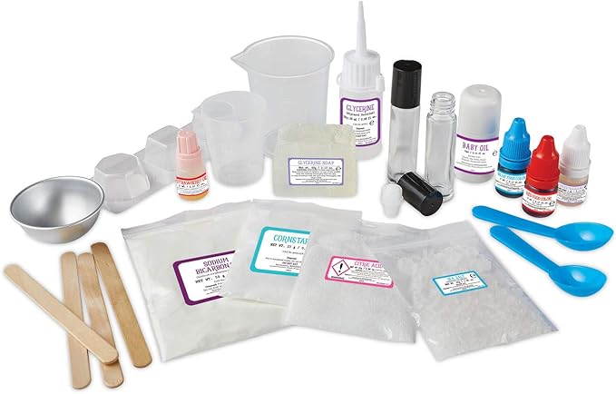 MindWare Science Academy Crystal Spa lab - Kids & Teens Create 3 spa Gifts with Our 19pc Science kit – A Creative DIY Chemistry kit for Both Boys & Girls – Great Gift for Children & Teenagers