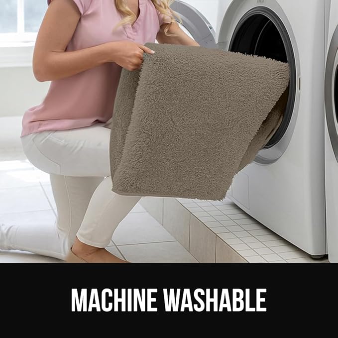 GORILLA GRIP Ultra Soft Washable Area Rug, Stain and Slip Resistant Plush Thick Carpet for Bedroom Living Room, No Shed Floor Rugs, Pet Friendly, Dorm Essentials, Kids Nursery Home Decor, 3x5, Taupe