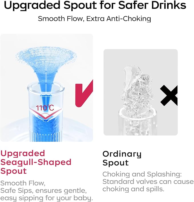 bc babycare Straw Sippy Cups for Toddler, No Spill Sippy Cups for Baby 1+ Year Old, Transition Weighted Sippy Cup with Straw and Strap, 10oz/300ml, Yellow