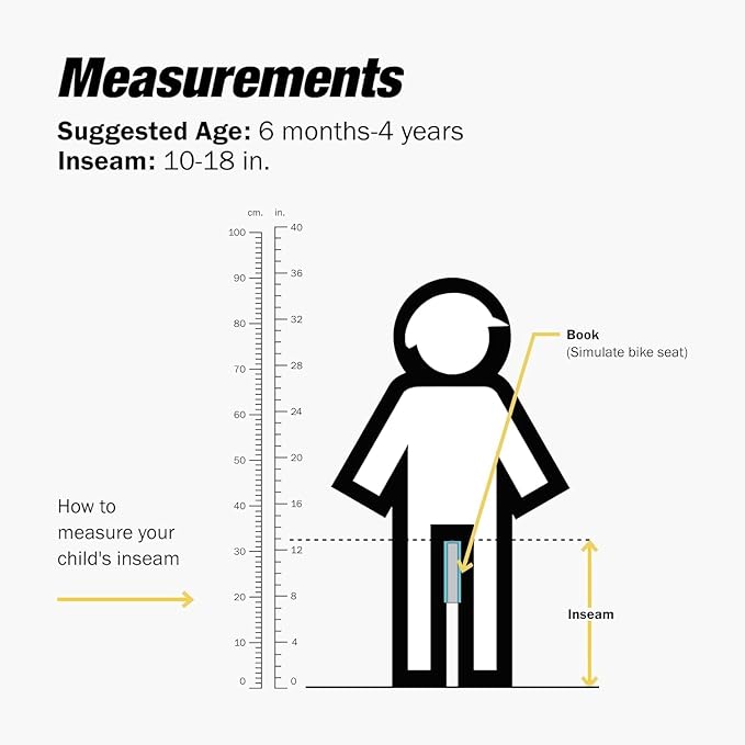 Strider 12” - Helps Teach Baby How to Ride a Balance Bicycle - for Kids 6 Months to 4 Years - Easy Assembly & Adjustments