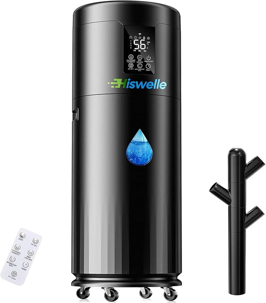 Large Humidifiers for Large Room 2000 sq ft, 17L/4.5Gal Humidifiers for Bedroom, Quiet Floor Humidifier with 4 Mist Mode & Extension Tube for Home Whole House School Office Commercial Plants