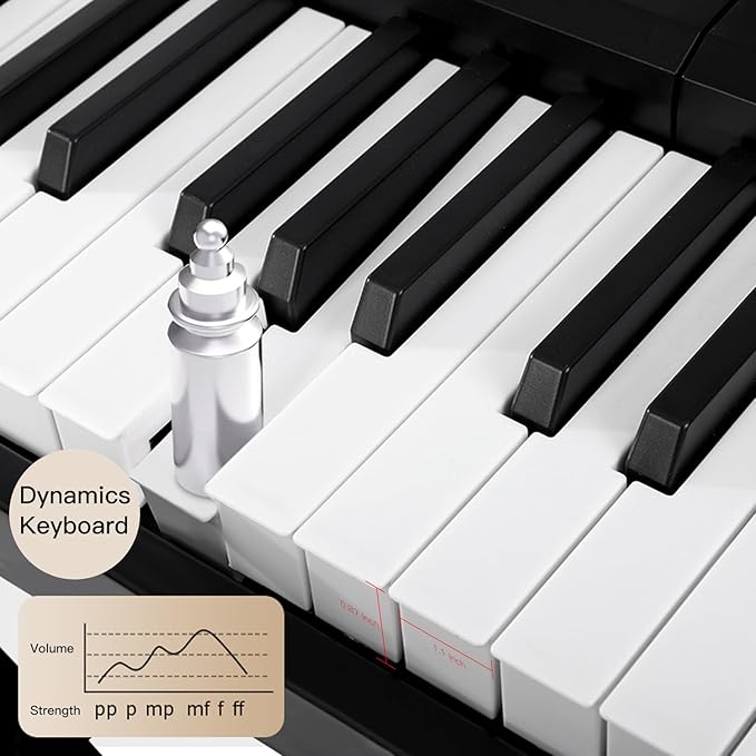 MUSICUBE Kids Piano Keyboard 25 Keys Digital Piano for 3-7 Years Old Beginner Girls Boys First Mini Piano Toys Educational Musical Instrument Gift Choice (Range: C4-C6)