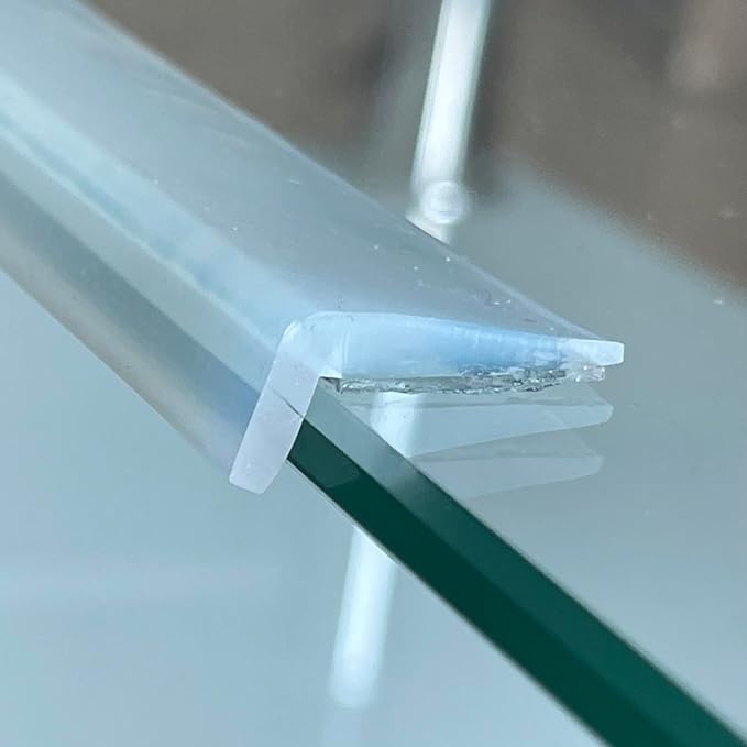 Edge Protector 100% Silicone, Baby Proofing Corners Clear Guards, Pre-Tape Adhesive Soft for Kids Safety, Child Table Cabinets Furniture Bumper (1/5x4/5 in, 3 FT)