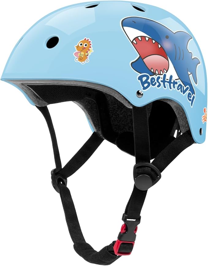 Kids Helmet, Toddler Adjustable Kids Ages 3-8 Years Old Boys Girls Multi-Sports Safety
