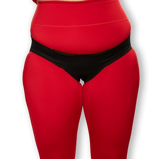 Women's Pelvic Support Belt ― Uterus Girdle for Prolapsed Bladder | Postpartum Recovery | Pain Relief | Low Waist - BLACK - L