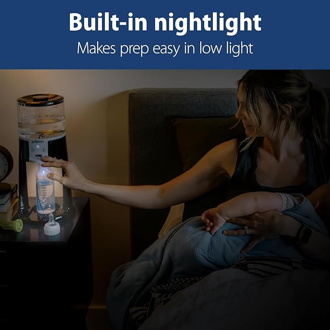 Dr. Brown's Insta-Prep Warm Water Dispenser with Baby Formula Dispenser, Blue