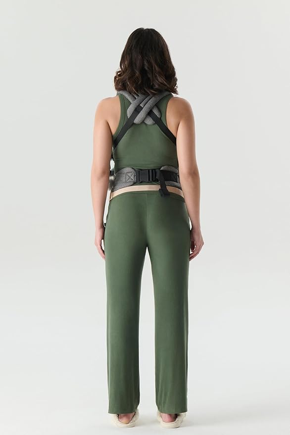 Ergonomic Baby Carrier for Newborns to Toddlers (7-35 lbs) with Adjustable Straps and Belt Bag – Comfortable, Versatile, and Stylish Babywearing Solution