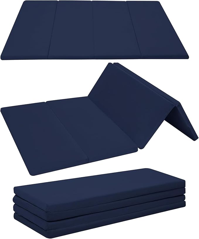 MeMoreCool Kids Floor Futon Mattress Large 6x4 FT, Thicken Foam Tatami Mattress for Children Play Area, Foldable Sleeping Pad Crawling Tatami Mat for Playroom