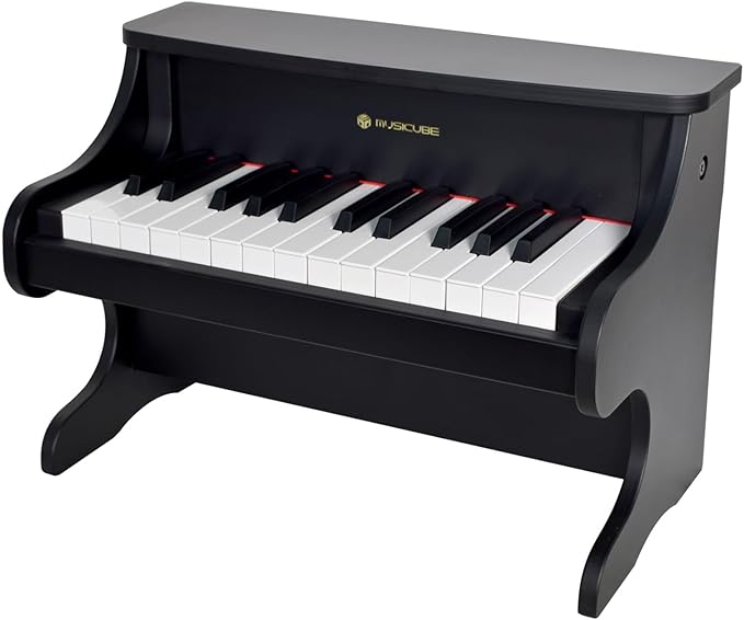 MUSICUBE Kids Piano Keyboard 25 Keys Digital Piano for 3-7 Years Old Beginner Girls Boys First Mini Piano Toys Educational Musical Instrument Gift Choice (Range: C4-C6)