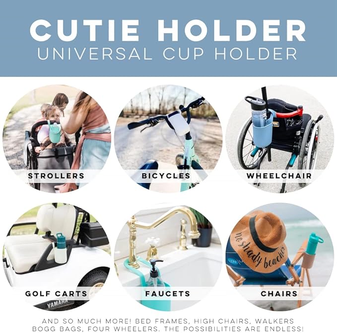Ryan & Rose Cutie Holder Universal Stroller Cup Holder (Oxford)