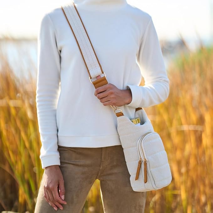 WanderFull® Original HydroBag® Collection, Water Bottle Holder w/Strap & Phone Pocket, Hands-Free Crossbody Water Bottle Bag