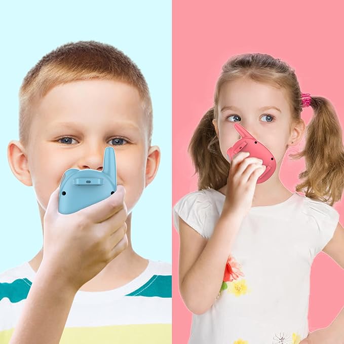 Qniglo Walkie Talkies for Kids - Rechargeable 3 Pack, Spy Toys for 4-12 Year Old Girls and Boys, Kids Walkie Talkies with FM for Outdoor Camping, Christmas and Birthday Gifts