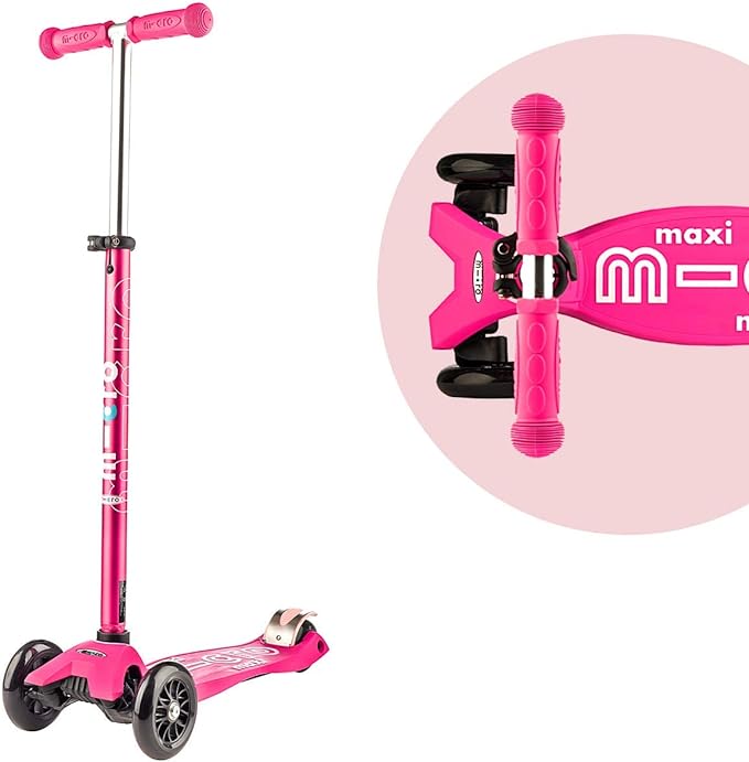 Micro Kickboard - Maxi Deluxe 3-Wheeled, Lean-to-Steer, Swiss-Designed Micro Scooter for Kids, Ages 5-12