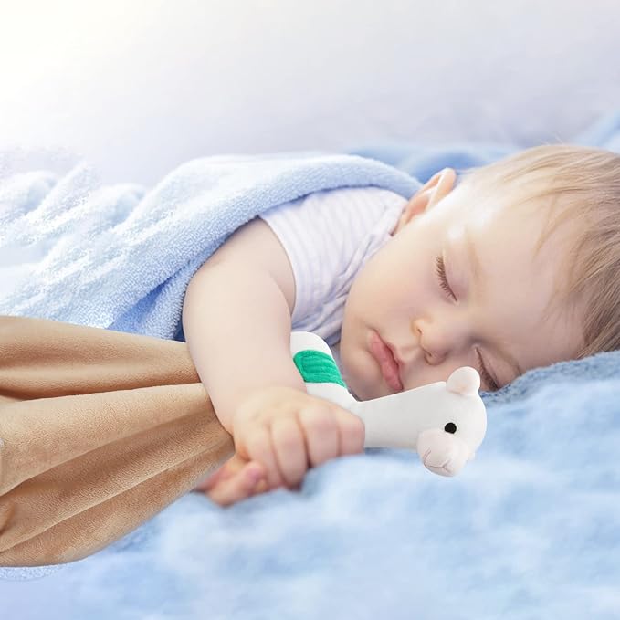 Pro Goleem Llama Security Blanket Soft Loveys for Babies for Boys and Girls Newborn Lovie Infant Blankie Llama Baby Stuff Baby Snuggle Toy Stuffed Animal Baby Gifts 14 Inch