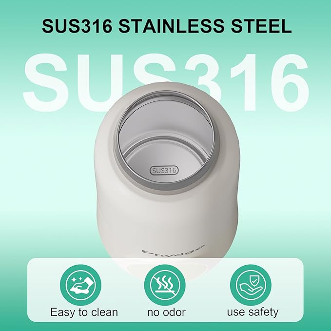 Portable Bottle Warmer for Travel, 15oz Capacity Portable Milk Warmer for Baby, Formula, Breast Milk & Water, On The Go Bottle Warmer with Long Battery Life, Even Heating, Precise Temperature Control