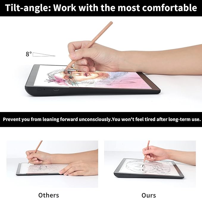 A4 Wireless Battery Powered Light Pad, TOHETO Tracing Light Box Dimmable Brightness Rechargeable LED Light Board Portable Cordless Copy Board for Artist Drawing Sketching X-ray Viewing