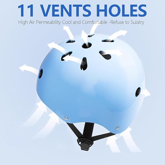 Kids Bike Helmet with Knee Elbow Wrist Pads Guards,Pink,for Ages 2-3-5-8-14,Sports Bicycle,Skate Scooter,Rollerblading with Unicorn Sticker