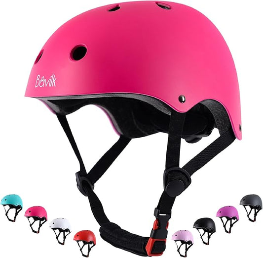 Kids Bike Helmet,Boys Girls Helmet Multi-Sport Helmet for Skateboard Roller Inline Skating Bicycle Scooter 3 Sizes