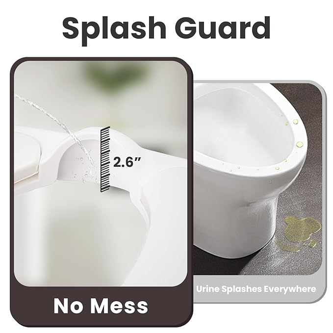 Primlect Space-Saving Potty Training Seat with Ladder, Adjustable Step and Toilet Seat Height, Top Handles for Easy Climbing, Easy to Carry, Portable Toddler Toilet Trainer for Small Bathrooms