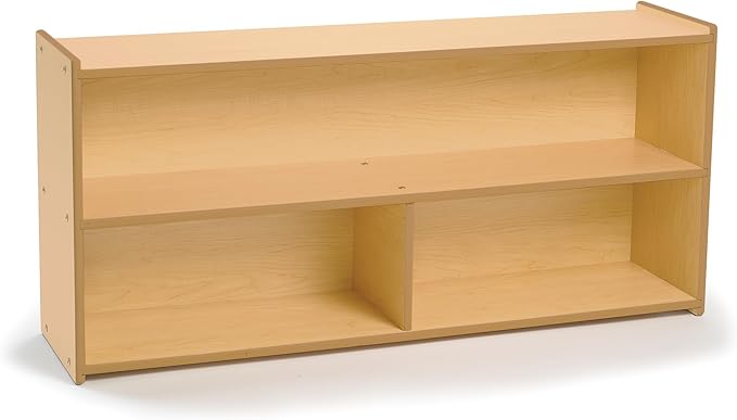 Children’s Factory Kids 2 Shelf Bookshelf Organizer, Classroom Bookshelf for Kids and Toddlers