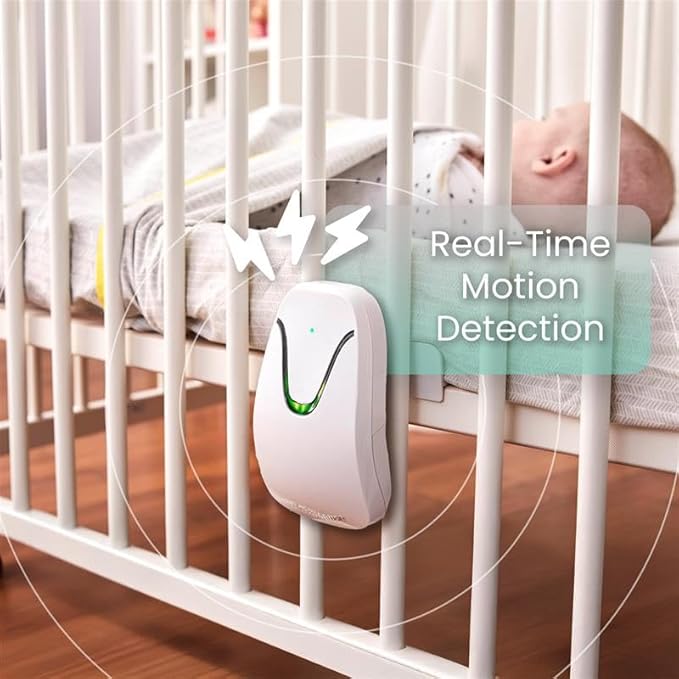 Babysense Video & Breathing Movement Monitor - Video Baby Monitor with Breathing Motion Detection & Alerts Bundle Pack - Video Monitor V24R with Babysense 7 Under-The-Mattress Sleep Monitor