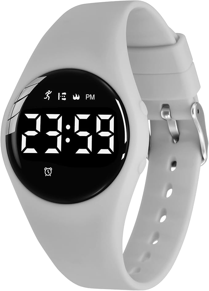 Kids Watches for Girls Boys Digital Sport Watch with Step Counter Pedometer Vibration Alarm Clock, No App Waterproof Fitness Tracker Kids Watch Boys Girls Teens Students Ages 5-16