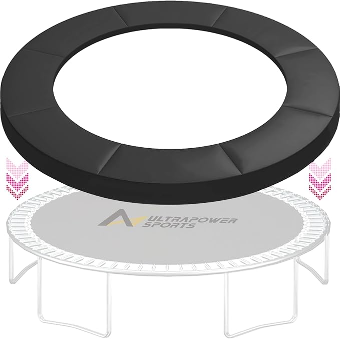 Trampoline Pad Replacement Trampoline Mat Replacement Padding Safety Pad Spring Cover Round Spring Cover with No Holes 10 Ft 12 ft 13 ft 14 ft 15 ft Black Blue Pink Green