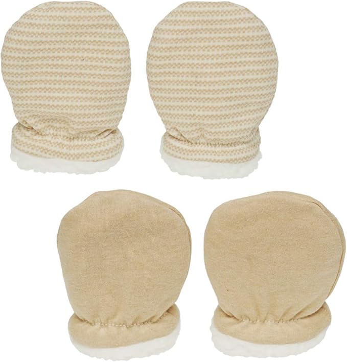 Baby Mittens Sherpa Lined Fleece 0-24 Months Winter