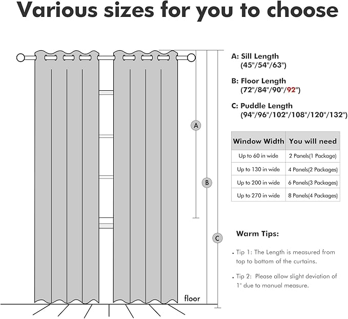 MIULEE 100% Blackout Linen Textured Curtains for Bedroom Solid Thermal Insulated Natural Beige Grommet Room Darkening Curtains & Drapes Luxury Decor for Living Room Nursery 52 x 92 Inch (2 Panels)