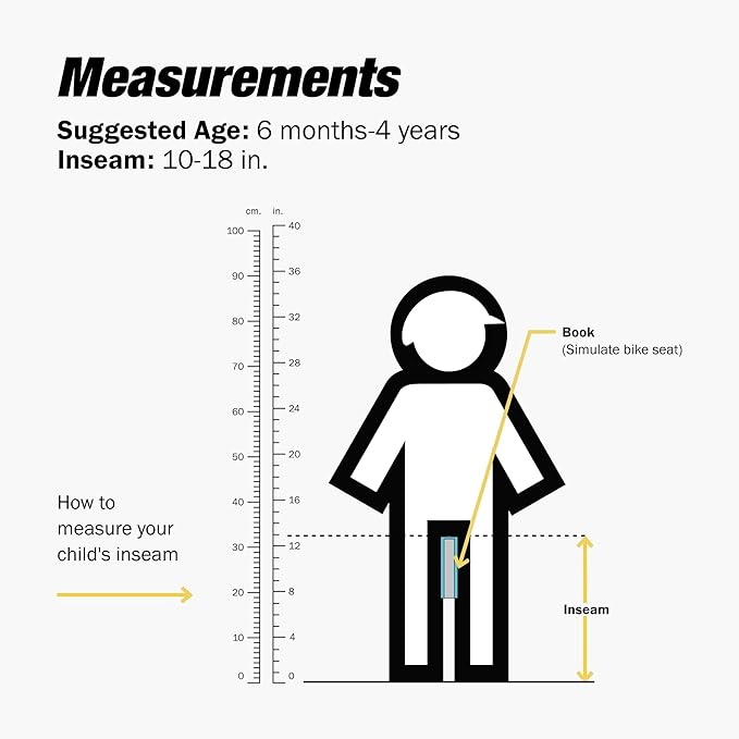 Strider 12” - Helps Teach Baby How to Ride a Balance Bicycle - for Kids 6 Months to 4 Years - Easy Assembly & Adjustments