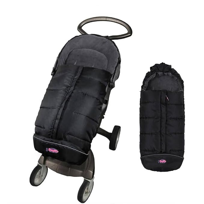 German Designed Universal Stroller Bunting Bag, 5 Way Zippers Style for Baby Easy In & Out of Water Repellent Blanket, Height/Temperature Adjustable Anti-Kick Winter Sleeping Bag
