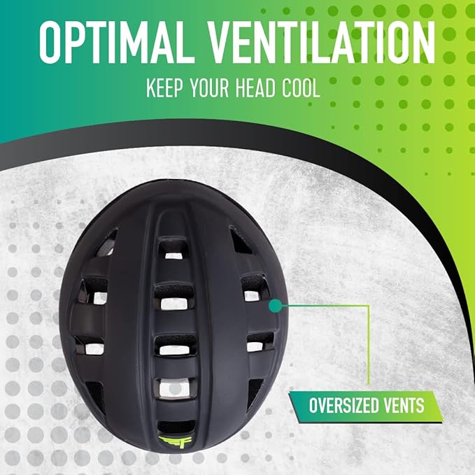 Flybar Kids Bike Helmet - Dual Certified Adjustable Dial, Lightweight Skateboard Helmet, Roller Skating, Pogo, Electric Scooter, Snowboard, Youth and Toddler Helmet, Boys & Girls 3-14