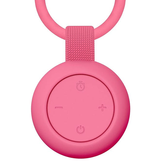 Portable Baby Sound Machine [White Noise for Babies Kids Adults][Sleep Soother][Timer Function][12 Soothing Sounds] 15 Hours Battery Life, Registry Gift,Shower,Clips on Baby Stroller.Rose