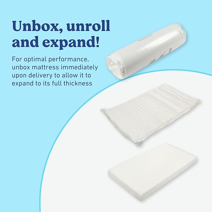 Graco Premium Crib Mattress & Protector Value Bundle (1-Pack) – Includes GREENGUARD Gold Certified Crib & Toddler Mattress, GREENGUARD Gold Certified Waterproof Protector