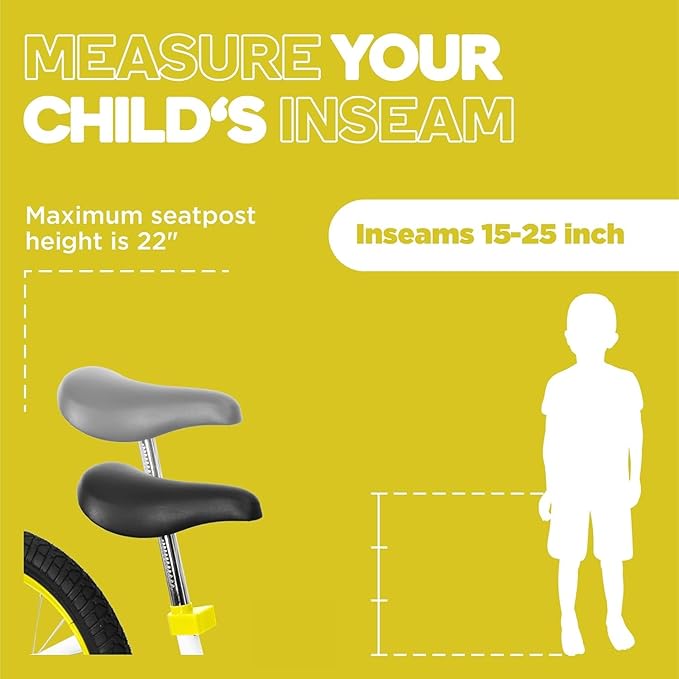 Balance Bike: for Big Kids Aged 4, 5, 6, 7, 8 and 9 Years Old - No Pedal Sport Training Bicycle | 16inch Wheel