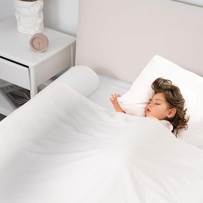 YIHATA Bed Rail for Toddlers Foldable Bed Bumpers with Flap 1 Pack Toddler Bed Rails Portable Bed Rails for Toddlers with Non-Slip Machine Washable Cover Toddler Bed Rails for Kids Twin Bed