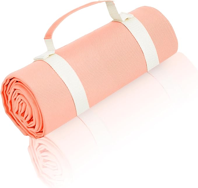 4’9” x 3’3” Compact Minimalist Water Resistant Canvas Mat,Kids/Single Use,Lightweight for Outdoor,Picnic,Beach