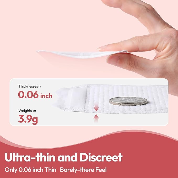 NCVI Disposable Ultra-Thin Nursing Pads 110 Count, Highly Absorbent Breast Pads for Leaking Milk, Breathable Nipple Pads for Breastfeeding, Soft and Stay Dry, Essentials for Nursing Moms