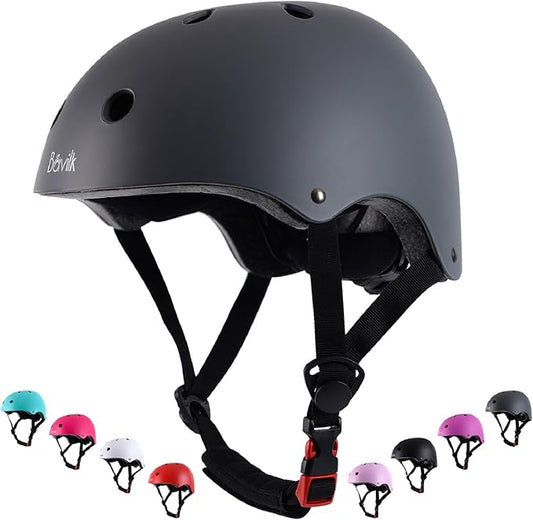 Kids Bike Helmet,Boys Girls Helmet Multi-Sport Helmet for Skateboard Roller Inline Skating Bicycle Scooter 3 Sizes