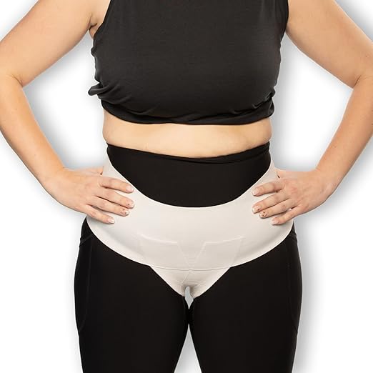 Pelvic Orthotic Support Belt - Uterus Support Girdle for Women’s Prolapsed or Dropped Bladder | Vulvar Varicosities | Postpartum Recovery | Symphysis Pubis | Dysfunction Pain - High Waist