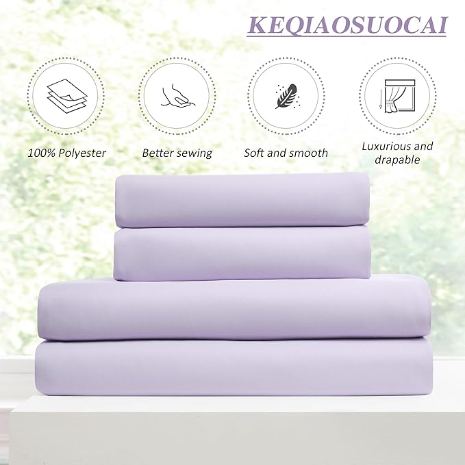 Pinch Pleated Lavender Blackout Curtains Short 2 Panels Set 45 Inch Length for Small Windows, Sound & Light Reducing Room Darkening Drape for Bathroom Bedroom(Lavender, 2 Pieces, W40 x L45)