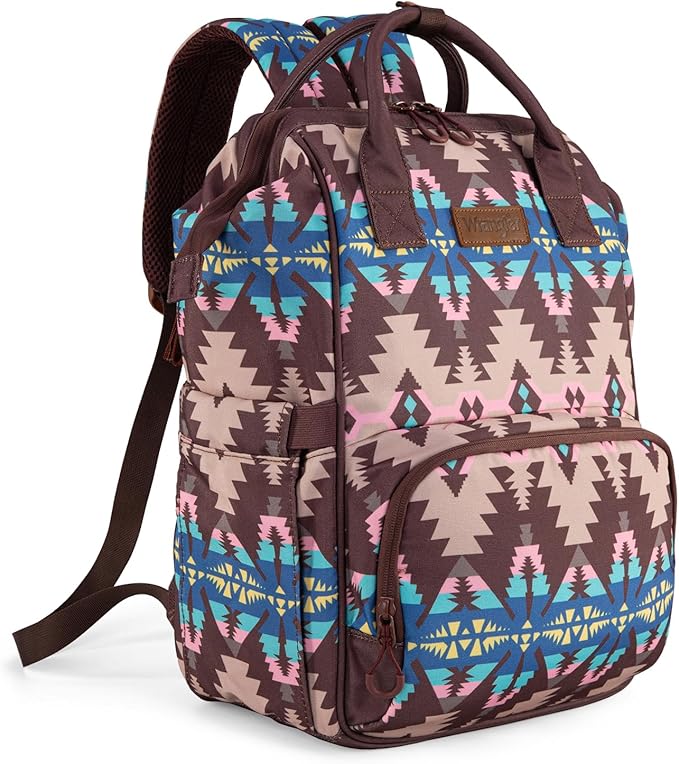 Wrangler Callie Diaper Bag Backpack with Stroller Straps Multifunction Baby Travel Bag WG2210-9110CF