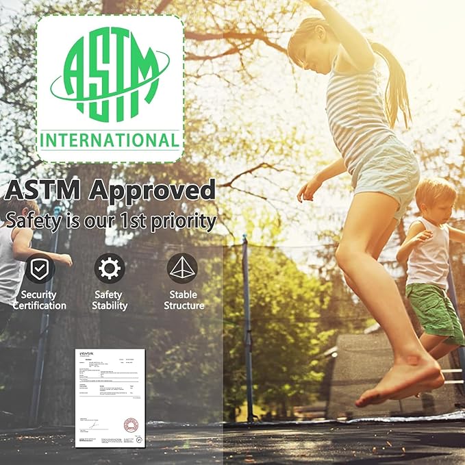 Upgraded 16FT 15FT 14FT 12FT 10FT 8FT Trampoline Outdoor with Basketball Hoop and Net, Capacity for 4-6 Kids and Adults