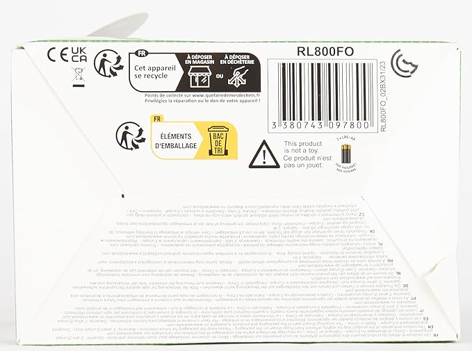 LEXiBOOK - Soccer Ball Digital Alarm Clock with Night Light Snooze, Clock, Luminous Soccer Ball, Black Colour - RL800FO